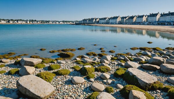 La baie de concarneau au printemps, quand les habitués du cabellou plage retrouvent leur terrain de jeu