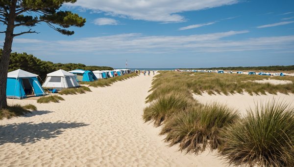 Plage artificielle un atout fort pour un camping dans les landes
